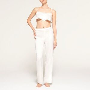 Skims Bridal Silk Super Cropped Cami